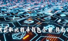 如何获取比特币钱包余额