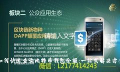 如何快速查询比特币钱包